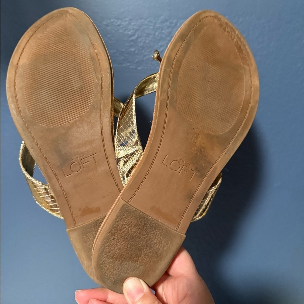 LOFT Women's Sandals With Bow Size 7 - Picture 4 of 4